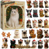 Christmas Gift - Purrfect Christmas - Cat Lovers Advent Calendar 2025, Christmas Countdown Advent Calendar Gift Box with 24 Acrylic Ornaments