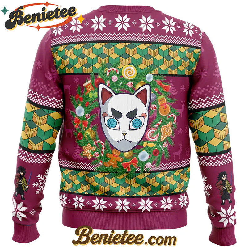 Christmas Giyuu Tomioka Demon Slayer Ugly Christmas Sweater