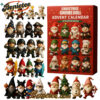 Christmas Gnome Doll Advent Calendar 2025, Christmas Countdown Advent Calendar Gift Box with 24 Acrylic Ornaments