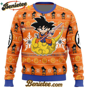 Christmas Goku Dragon Ball Z Ugly Christmas Sweater