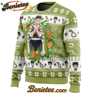Christmas Gyomei Himejema Demon Slayer Ugly Christmas Sweater
