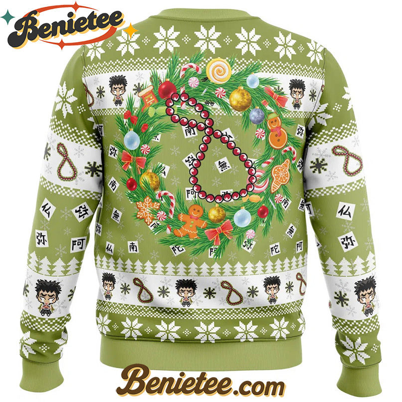 Christmas Gyomei Himejema Demon Slayer Ugly Christmas Sweater