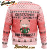 Christmas Is Coming You Dumbass! Spy X Family Ugly Christmas Sweater
