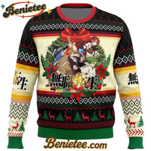 Christmas Is Here Mushoku Tensei Jobless Reincarnation Ugly Christmas Sweater