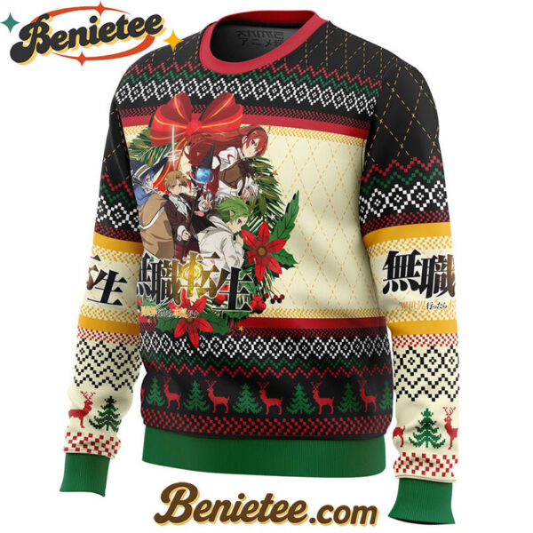 Christmas Is Here Mushoku Tensei Jobless Reincarnation Ugly Christmas Sweater