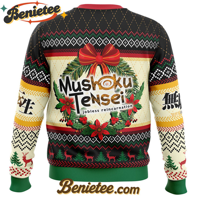 Christmas Is Here Mushoku Tensei Jobless Reincarnation Ugly Christmas Sweater