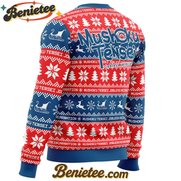 Christmas Joy Mushoku Tensei Jobless Reincarnation Ugly Christmas Sweater