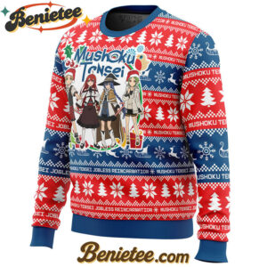 Christmas Joy Mushoku Tensei Jobless Reincarnation Ugly Christmas Sweater