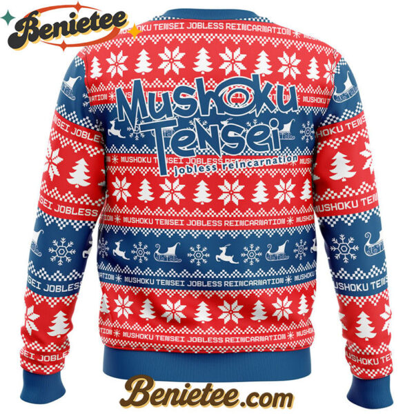 Christmas Joy Mushoku Tensei Jobless Reincarnation Ugly Christmas Sweater