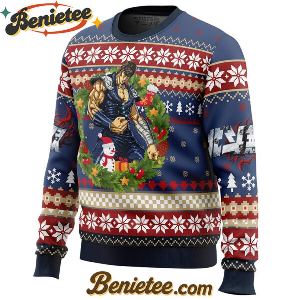 Christmas Kenshiro Fist of The North Star Ugly Christmas Sweater