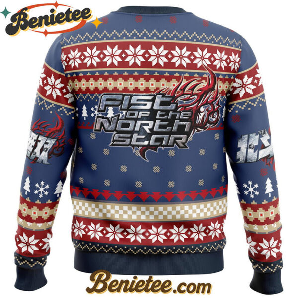 Christmas Kenshiro Fist of The North Star Ugly Christmas Sweater