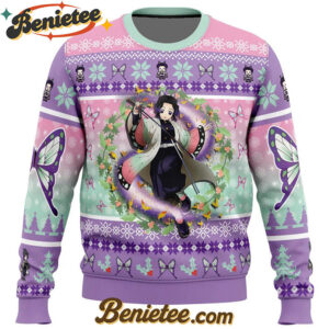 Christmas Kochou Shinobu Demon Slayer Ugly Christmas Sweater