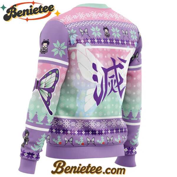 Christmas Kochou Shinobu Demon Slayer Ugly Christmas Sweater