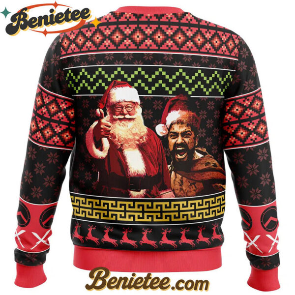 Christmas Leonidas This Is Santa 300 Ugly Christmas Sweater