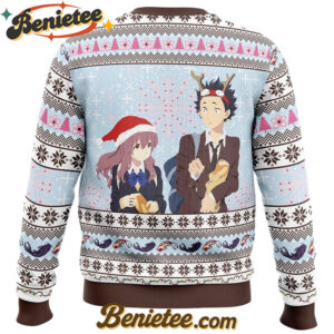 Christmas Love A Silent Voice Ugly Christmas Sweater