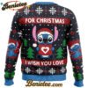 Christmas Love Stitch Ugly Christmas Sweater