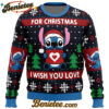 Christmas Love Stitch Ugly Christmas Sweater