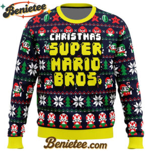 Christmas Mario Bros. Ugly Christmas Sweater