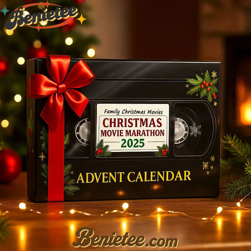 Christmas Movie Advent Calendar 2025, Christmas Countdown Advent Calendar Gift Box with 24 Acrylic Ornaments