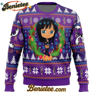 Christmas Nico One Piece Ugly Christmas Sweater