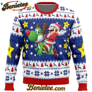 Christmas Odyssey Mario Bros. Ugly Christmas Sweater