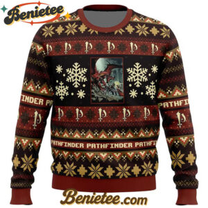 Christmas Pathfinder Board Games Ugly Christmas Sweater