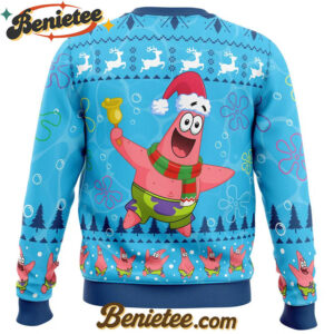 Christmas Patrick Sponge Bob Ugly Christmas Sweater