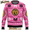 Christmas Pink Ranger Power Rangers Ugly Christmas Sweater