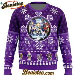 Christmas Quest Genshin Impact Ugly Christmas Sweater