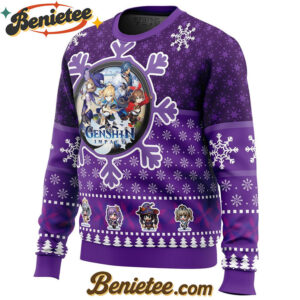 Christmas Quest Genshin Impact Ugly Christmas Sweater
