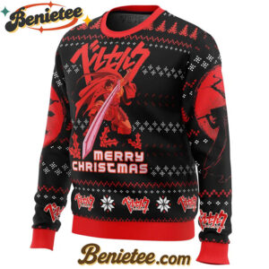 Christmas Red Guts Berzerk Ugly Christmas Sweater