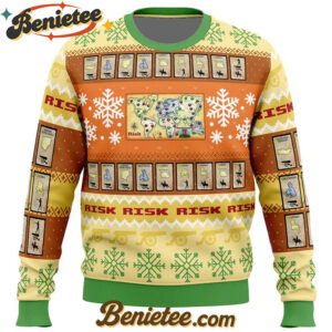 Christmas Risk Board Games Ugly Christmas Sweater