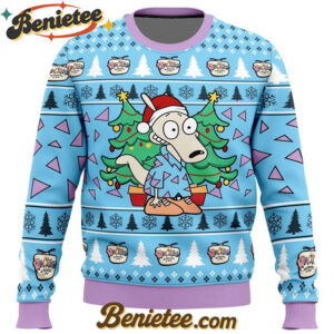 Christmas Rocko Rocko's Modern Life Ugly Christmas Sweater