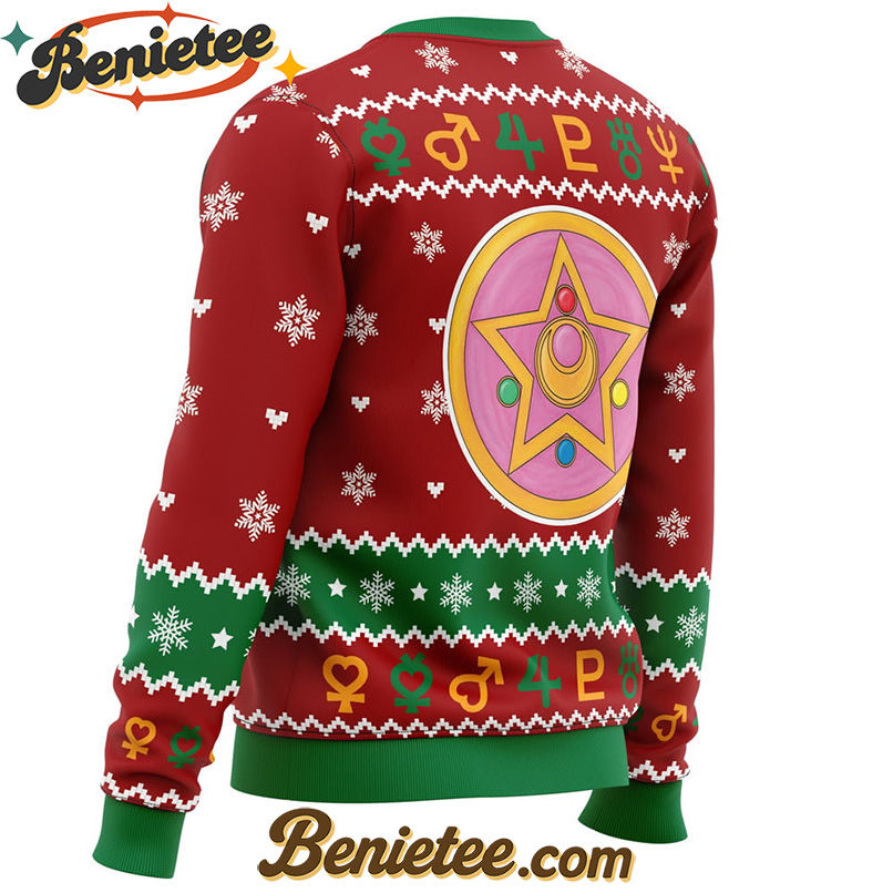 Christmas Sailor Guardians Sailor Moon Ugly Christmas Sweater