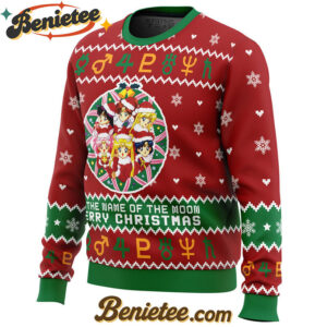 Christmas Sailor Guardians Sailor Moon Ugly Christmas Sweater