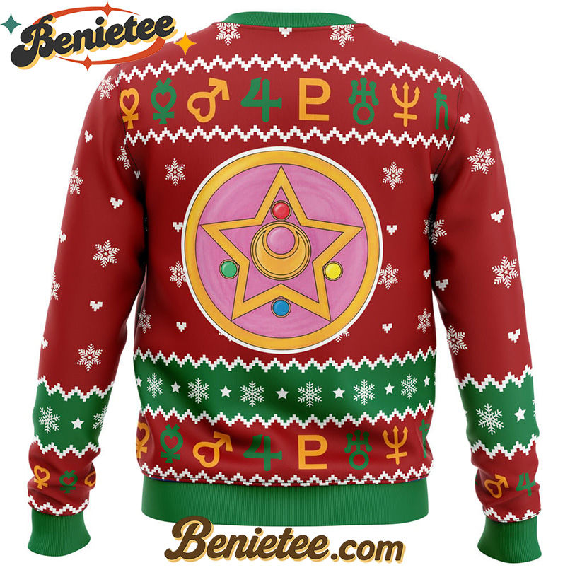 Christmas Sailor Guardians Sailor Moon Ugly Christmas Sweater