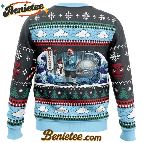 Christmas Sakonji Urokodaki Demon Slayer Ugly Christmas Sweater