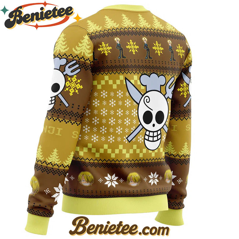Christmas Sanji One Piece Ugly Christmas Sweater