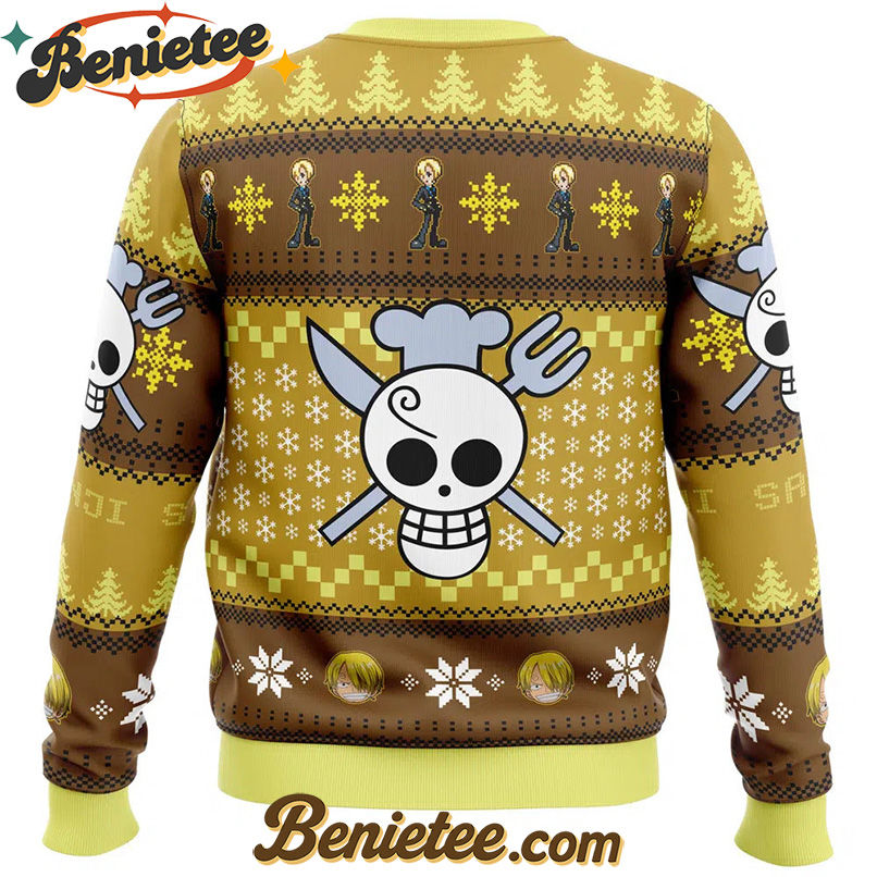 Christmas Sanji One Piece Ugly Christmas Sweater