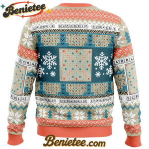 Christmas Scrabble Board Games Ugly Christmas Sweater