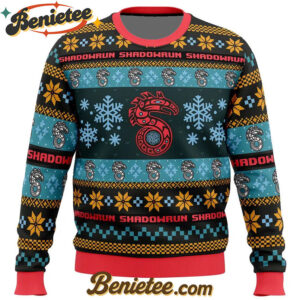 Christmas Shadowrun Board Games Ugly Christmas Sweater