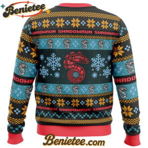 Christmas Shadowrun Board Games Ugly Christmas Sweater