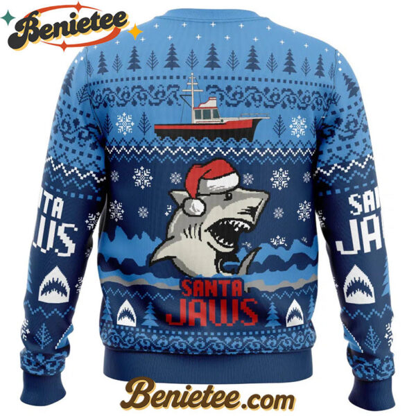 Christmas Shark Santa Jaws Ugly Christmas Sweater