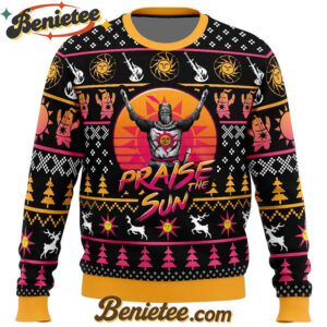 Christmas Solaire Dark Souls Ugly Christmas Sweater