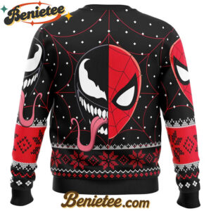 Christmas Spider-man Venom Marvel Comics Ugly Christmas Sweater