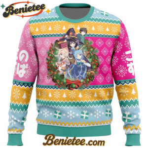 Christmas Spirit Konosuba Ugly Christmas Sweater
