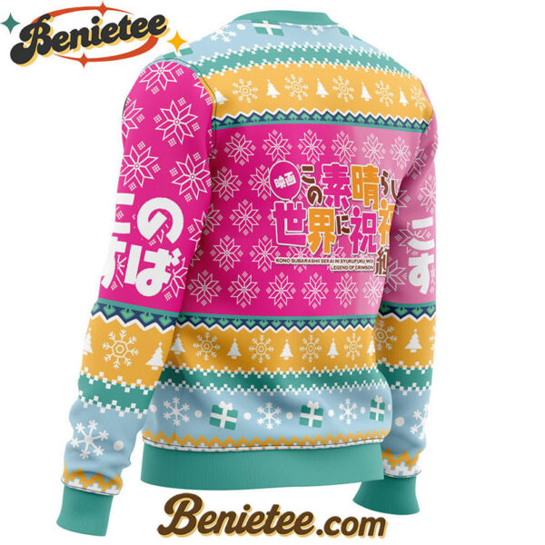 Christmas Spirit Konosuba Ugly Christmas Sweater