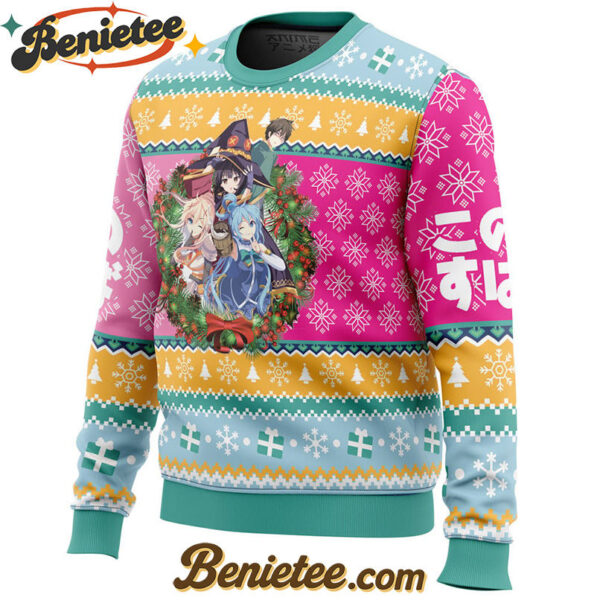 Christmas Spirit Konosuba Ugly Christmas Sweater