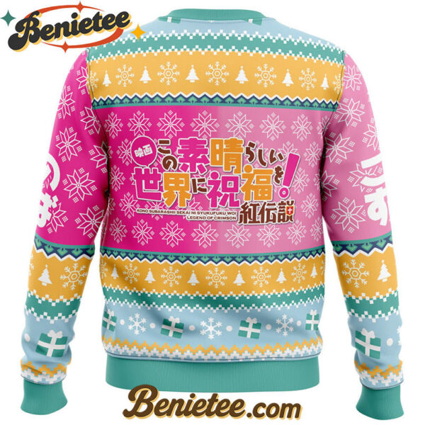 Christmas Spirit Konosuba Ugly Christmas Sweater