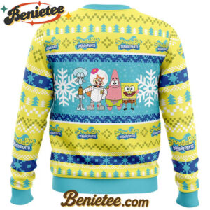 Christmas Spongebob Nickelodeon Ugly Christmas Sweater